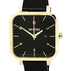 Nixon The Ragnar 36 Black and Gold Watch